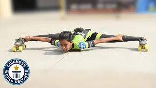 Lowest Limbo Roller-Skating - Guinness World Records