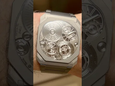 ❗️ONLY 1.85mm❗️WORLD RECORD Bulgari Octo Finissimo Ultra Tourbillon