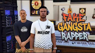 THE FAKE GANGSTA RAPPER SKIT!  FT. DJ POOH [ BY GTA 5 SKIT ITSREAL85VIDS]