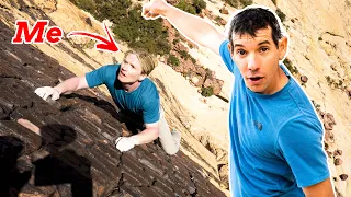 Climbing SOLO with Alex Honnold   **INSANE EXPERIENCE**