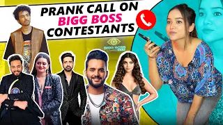 Prank Call On BiggBoss Contestants With #ManishaRani @ElvishYadavVlogs @FukraInsaan