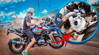 PRIMEIRO ROLE COM A GS1200 BI TURBO NA RUA 🙏🙌🏻