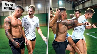 JUNINHO PROVOCOU E AP4NHOU FEIO NO JOGO REAL!!