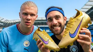 I Surprised Haaland With Custom Shoes