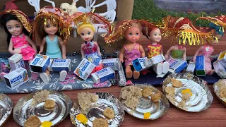 Riya kiya ki kahani part 52/ riya ki mammy ne kiya kanya pujan / barbie doll cartoon video