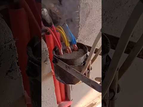 Tin dipping process for wire joints#tools #shorts