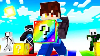 Jugué una CARRERA de LUCKY BLOCKS con mis amigos