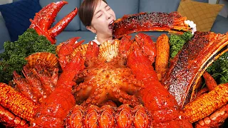 랍스터 🦞 미국식 해물찜 직접 만든 씨푸드보일 우대갈비 먹방 레시피 Lobster & Octopus Seafood Boil Recipe Mukbang ASMR Ssoyoung