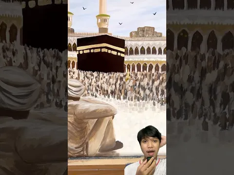 MasyaAllah Ternyata Melukis Kabah ‼️ #shorts #art #beautiful