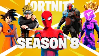 *TEMPORADA 8* 5 SKINS del PASE de BATALLA que NECESITAMOS en FORTNITE *SKIN SPIDERMAN*