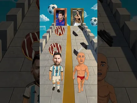 Messi vs Ronaldo Parkour Challenge 🏃‍♂️⚽🔥