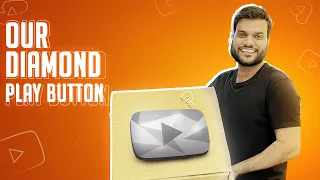 Diamond Play Button आ गया 😍😍 #vlog #arvindarora #a2motivation