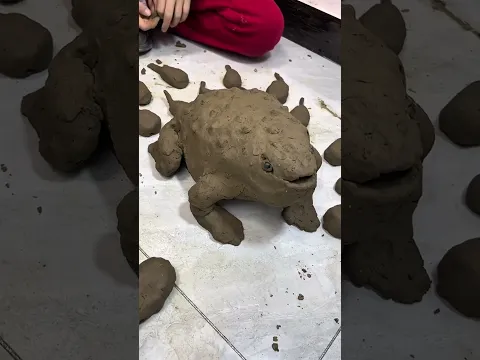 My brother made clay toys