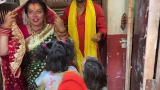 Apne pati ke sath hamare naye Office ka "RUDRAABHISHEK" 🙏🏻|NIDHI JHA |YASH KUMARR |NIDHI MISHRA