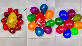 ASMR | Beautiful Water Color Balloons Pop Reverse Compilation Satisfying