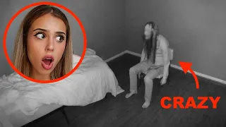 HER CRAZY ROOMMATE watches her SLEEP!! *SCARY*