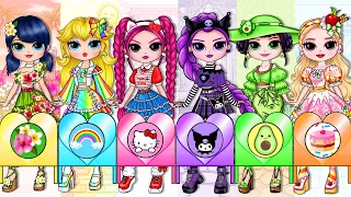 K-Pop Huntrix Rumi, Mira, Zoey, Peach, Glinda get New Fashions  Dress up  | Paper Fashion DIY
