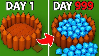 I built the safest base to survive infinite days in 99 Nights in The Forest !