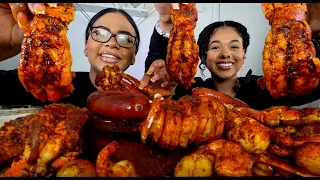 seafood boil mukbang