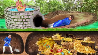 भूमिगत सुनहरा जादुई खज़ाना Underground Golden Magical Treasure  Funny Hindi Comedy Video .