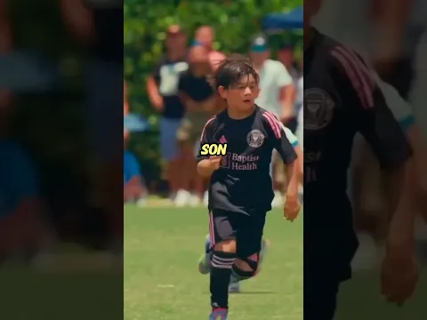 El hijo menor de Messi ya celebra mejor que él #futbol #messi #shortsfeed #viral #football
