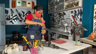 5KG Broken Hammer Bit hard Locked Remove Full Complete Video