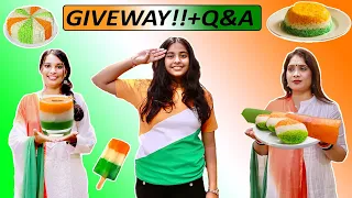 Eating Only Tri Color Food For 24 Hours! | Independence day special | Asha Vlogs