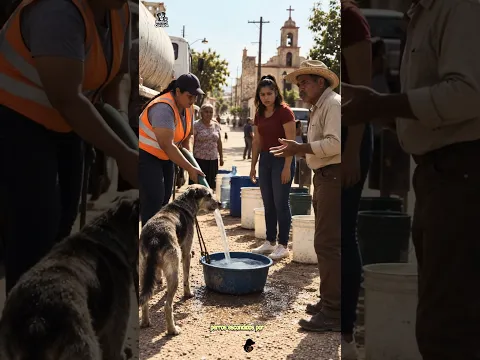🥺🐶 Nadie entendía por qué este perro no bebía el agua