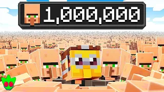 1 MILHÃO de Aldeões Zeraram o MINECRAFT! | Laff (Dublado) #minecraft #aquaritis