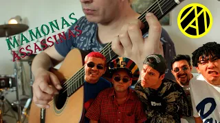 MAMONAS ASSASSINAS Todos os RIFFS no Violão Solo por Fabio Lima