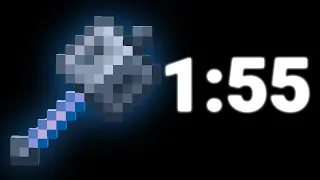 Minecraft MACE Speedrun in 1:55 (Top 3 Global)