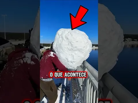 Eles Jogaram uma Bola de Neve GIGANTE no Rio e o Resultado Chocou‼️🤯