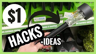 $1 Solar Light Hacks + Ideas | Outdoor Dollar Store DIY Decor for 2023