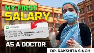 Finally got My First Salary as a Doctor🥹❤️