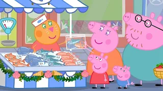 ¡Peppa va al Mercado de Alimentos! 🛒 | Los Cuentos de Peppa la Cerdita