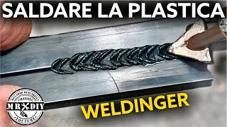 Il miglior modo per saldare la plastica rotta. Come riparare la plastica con saldatore weldinger.