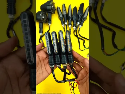 Different Types Of LED Indicators For Cycle And Motorcycle #shorts #youtubeshorts #cycle