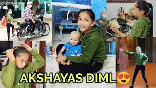 AKSHAYAS DIML😍|DAILY ROUTINE 😊|KANNAN❤️BHAGAVATHY |Akshaya 🥰
