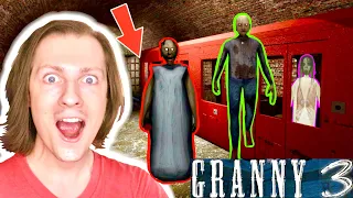 GRANNY 3 : UNE NOUVELLE FIN AVEC LE MÉTRO DES GRANDS-PARENTS PSYCHOPATHES ! Gaming Délires de Max