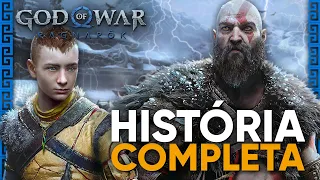 GOD OF WAR RAGNAROK: A HISTÓRIA COMPLETA em 1 VÍDEO