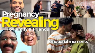 Revealing our pregnancy to family and friends |Emotional and unexpected reaction|Sweetest moment