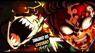 Tanjiro Vs Gyutaro | Demon Slayer Rap | Arco Distrito Rojo 🔴 | Doblecero