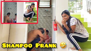Shampoo Prank On Husband 🤣 | prank on wife tamil