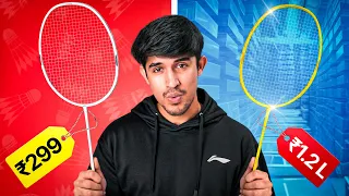 Cheap vs Most expensive Racket
