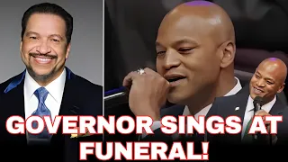 Governor Wes Moore STUNS audience when he SINGS at Homegoing for Richard Smallwood | #Inspirational