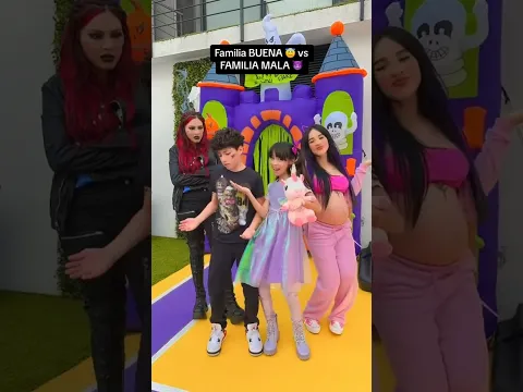 FAMILIA BUENA 😇 vs FAMILIA MALA 😈 CORRAN A VERLO ya está aquí en mi CANAL 👉🏼@KarlaBustillos