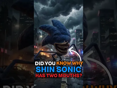 Did you know why Shin Sonic has two mouths?