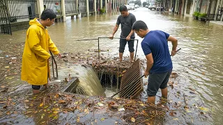 Deep Drain Cleaning with Heavy Debris Extraction