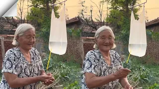 The amazing uses of a clothesline – Grandma is no longer afraid of cold water