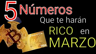Los 5 Números Que Más PROBABILIDAD tienen de salir en Marzo 🚨 Que más repiten